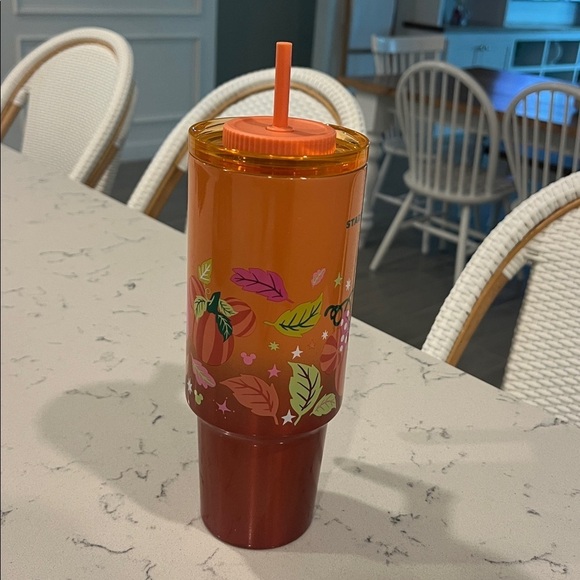 NEW Starbucks Disney Halloween Fall 2025 Park Days & Lattes Tumbler with Handle - Picture 5 of 11